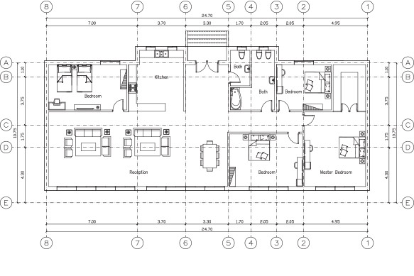 Duplex Apartamento moderno con terraza